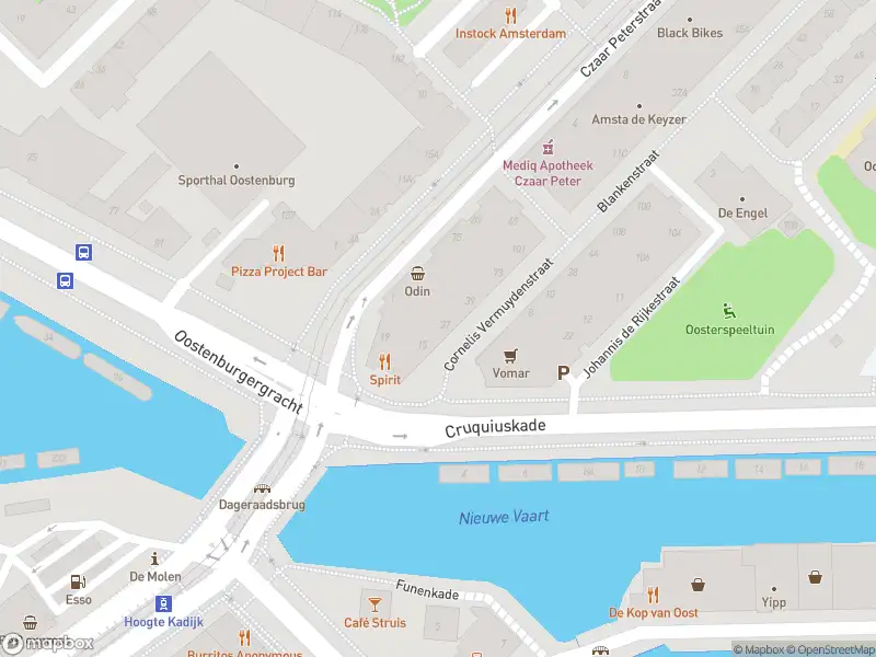Besteld ambulance vervoer naar de Cornelis Vermuydenstraat in Amsterdam