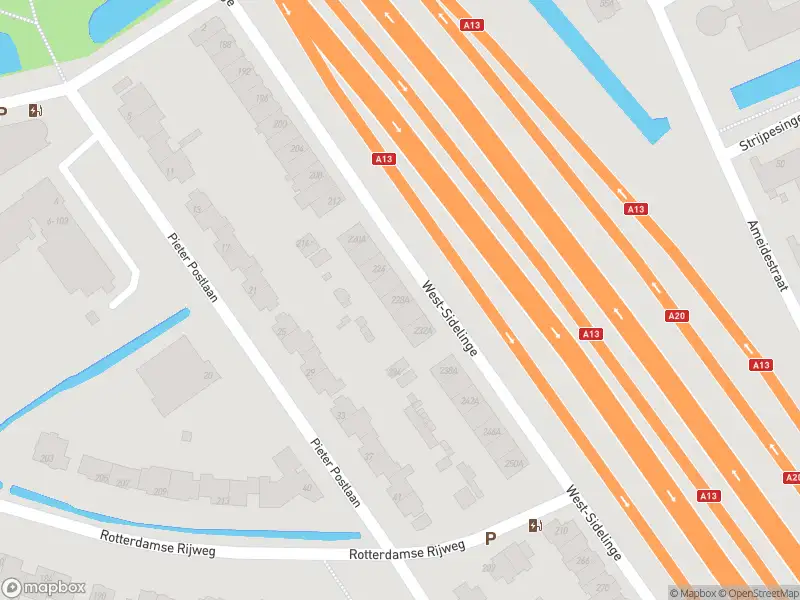 Ambulance naar de West-Sidelinge in Rotterdam