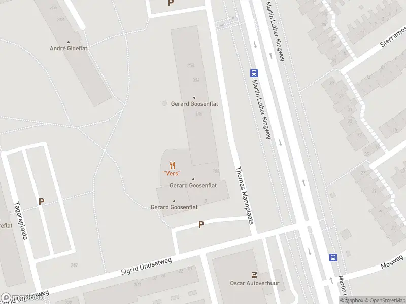 Ambulance met gepaste spoed naar de Thomas Mannplaats in Rotterdam