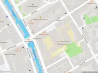 Brandweer met gepaste spoed naar de Kruitgracht in Groningen vanwege een buitenbrand