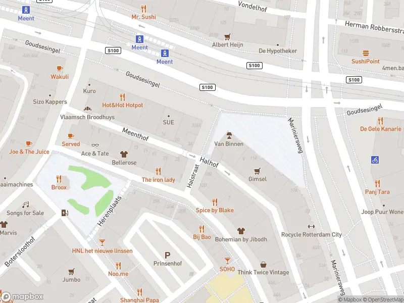 Ambulance met gepaste spoed naar de Halstraat in Rotterdam