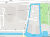 Brandweer met gepaste spoed naar de Fiswerderweg in Leeuwarden