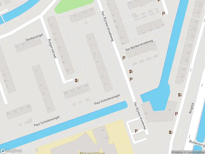Ambulance met grote spoed naar de Van Bijnkershoekweg in Rotterdam