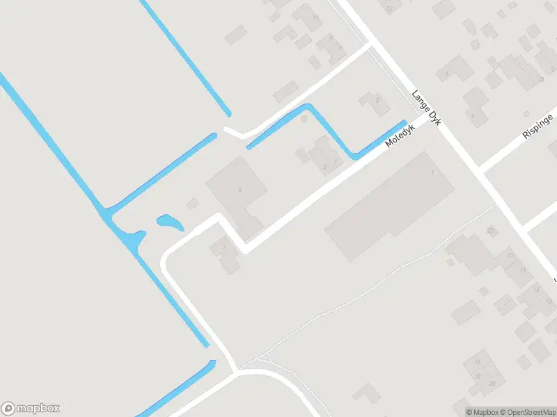 Brandweer met grote spoed naar de Moledyk in Minnertsga