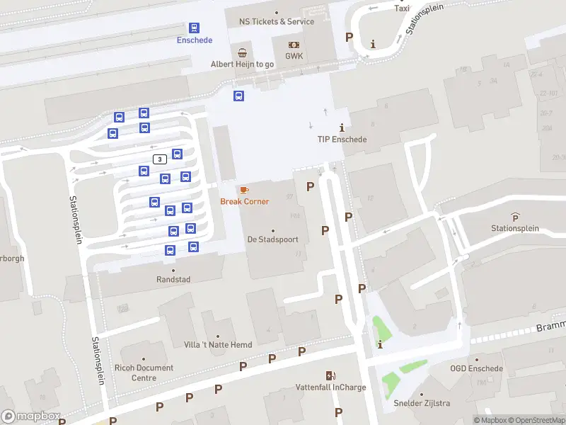Politie naar de Stationsplein in Enschede vanwege aanrijding met letsel