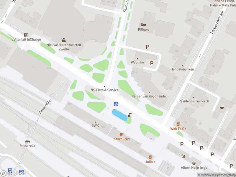 Brandweer met gepaste spoed naar de Stationsplein in Zwolle vanwege stankoverlast