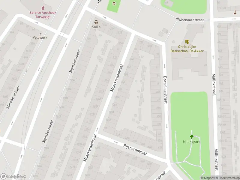 Ambulance met gepaste spoed naar de Moerkerkestraat in Rotterdam