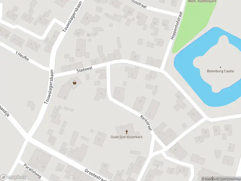 Brandweer met gepaste spoed naar de Kerkstraat in Batenburg vanwege stormschade