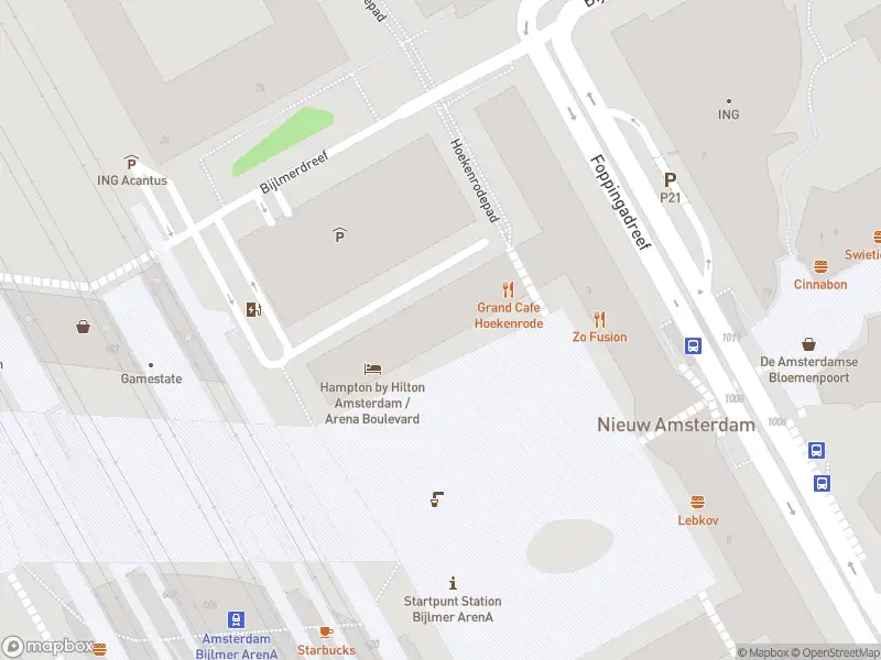 Ambulance met grote spoed naar de Hoekenrode in Amsterdam