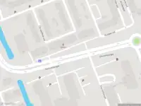 Ambulance met grote spoed naar de Churchillsingel in Vlaardingen