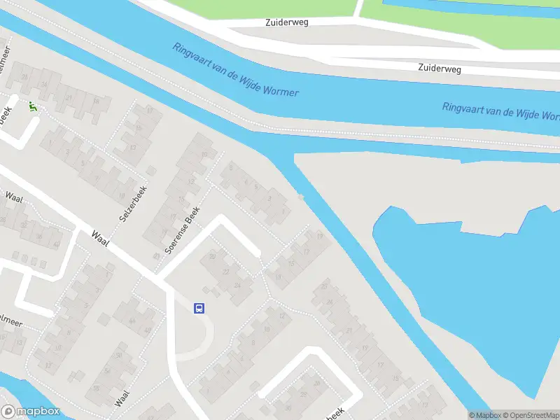 Ambulance met gepaste spoed naar de Soerense Beek in Zaandam