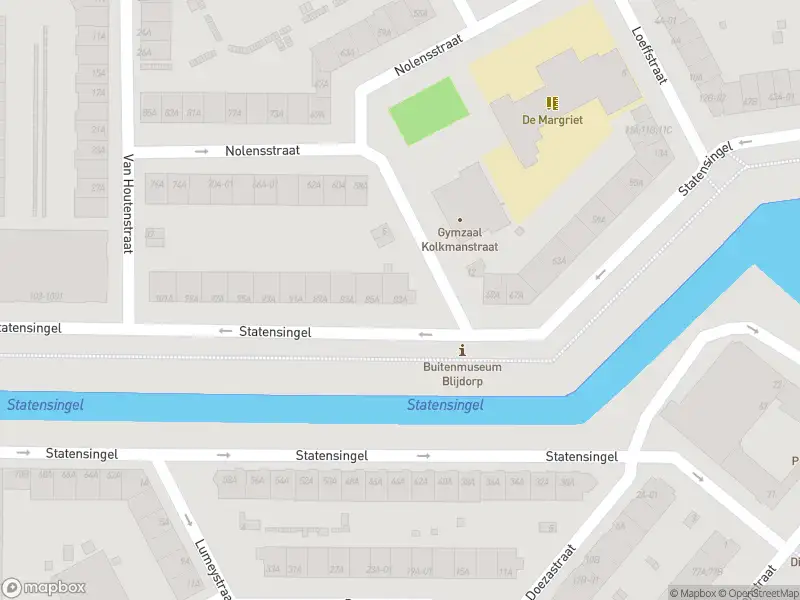 Ambulance met grote spoed naar de Statensingel in Rotterdam