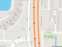 Politie naar de Mijlweg in Dordrecht vanwege ongeval met letsel
