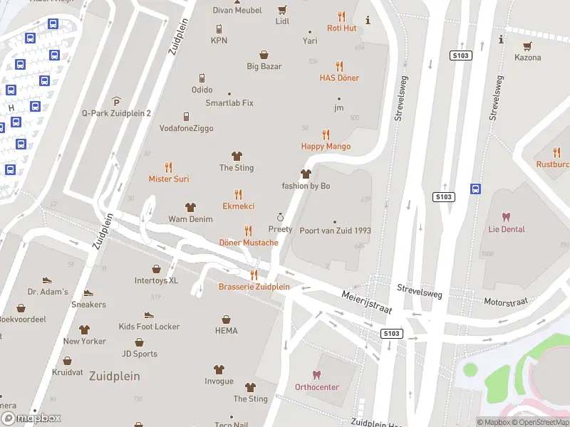 Politie naar de Meierijstraat in Rotterdam