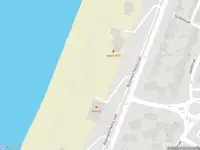 Brandweer met grote spoed naar de Strandafgang Paulus Loot in Zandvoort