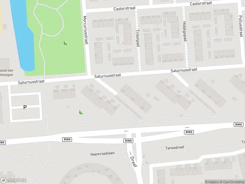 Ambulance met gepaste spoed naar de Saturnusstraat in Spijkenisse