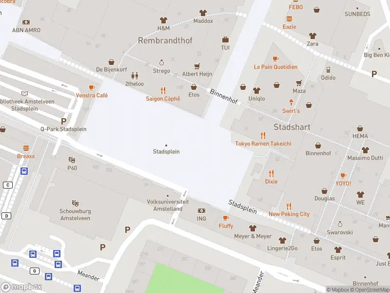 Brandweer met gepaste spoed naar de Stadsplein in Amstelveen vanwege wateroverlast