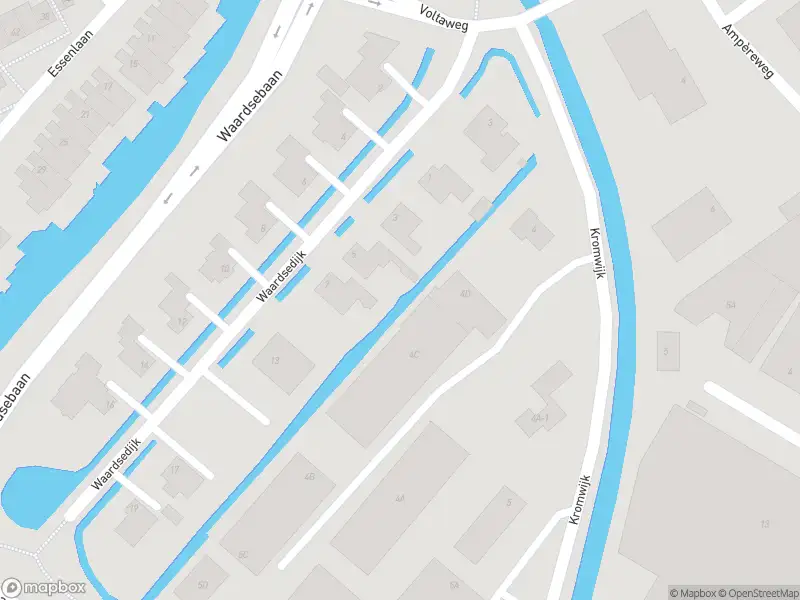 Politie naar de Kromwijk in Woerden vanwege voertuigen te water