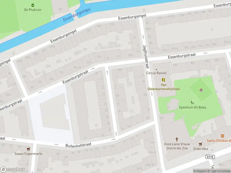 Ambulance met gepaste spoed naar de Grasstraat in Rotterdam