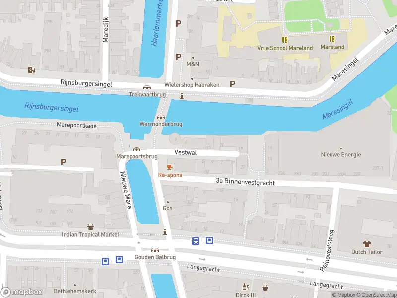 Politie met grote spoed naar de Vestwal in Leiden vanwege personen te water