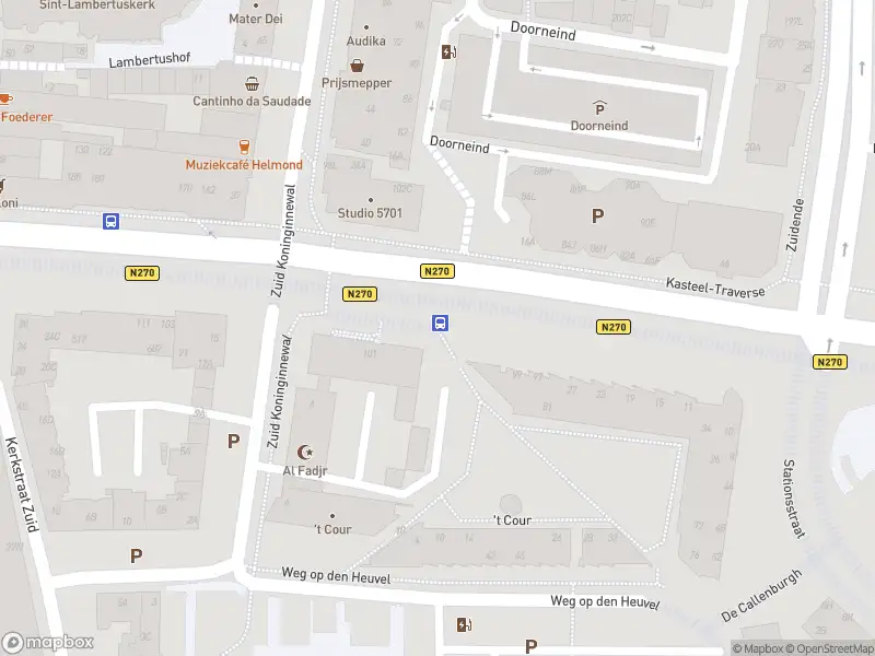 Politie naar de Kasteel-Traverse in Helmond vanwege ongeval met letsel