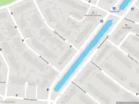 Ambulance naar de Kastanjesingel in Rotterdam