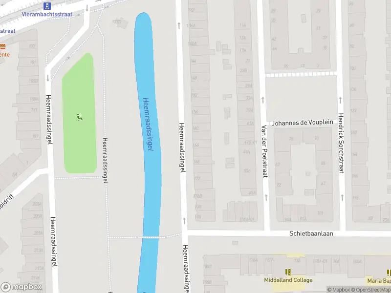 Ambulance met gepaste spoed naar de Heemraadssingel in Rotterdam