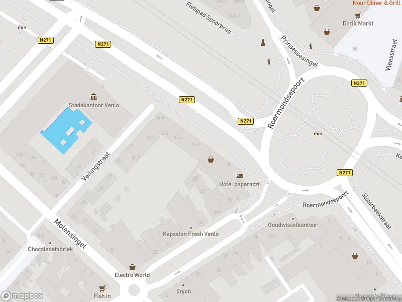 Politie naar de Eindhovenseweg in Venlo vanwege aanrijding met letsel