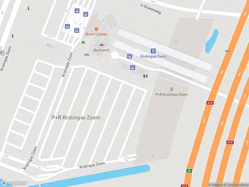 Ambulance met gepaste spoed naar de Kralingse Zoom in Rotterdam