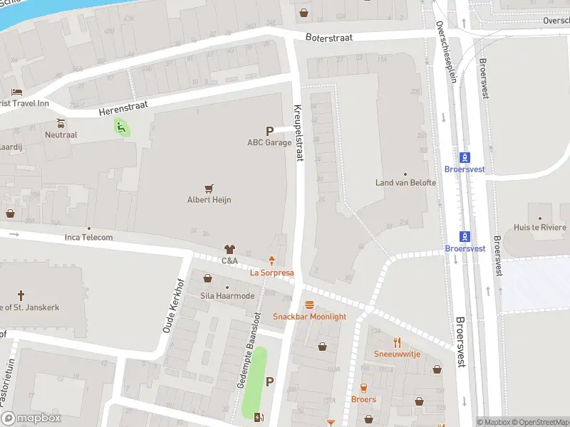 Ambulance met gepaste spoed naar de Kreupelstraat in Schiedam