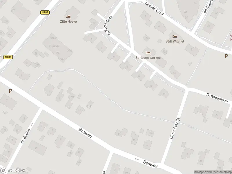 Brandweer met gepaste spoed naar de Duinweg in Zoutelande
