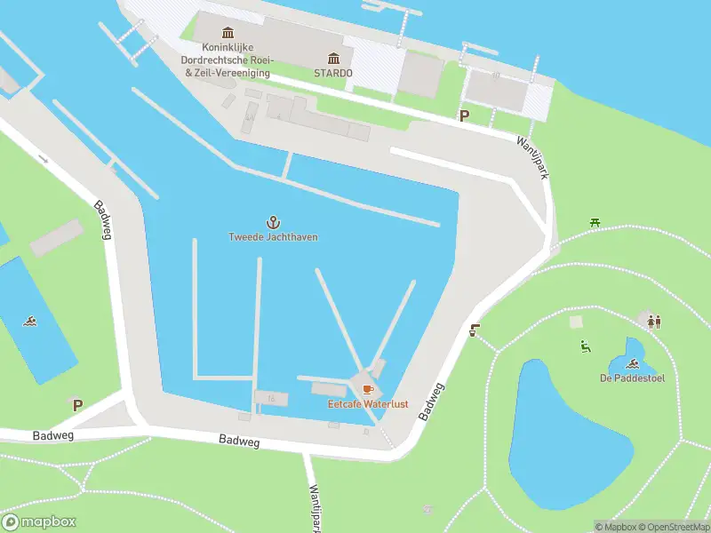 Brandweer met gepaste spoed naar de Wantijpark in Dordrecht