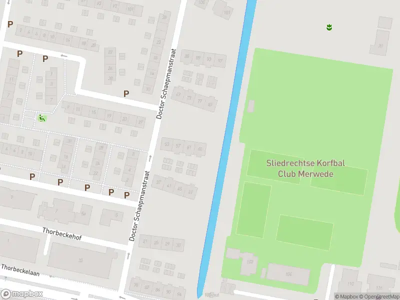 Ambulance met grote spoed naar de Dr. Schaepmanstraat in Sliedrecht