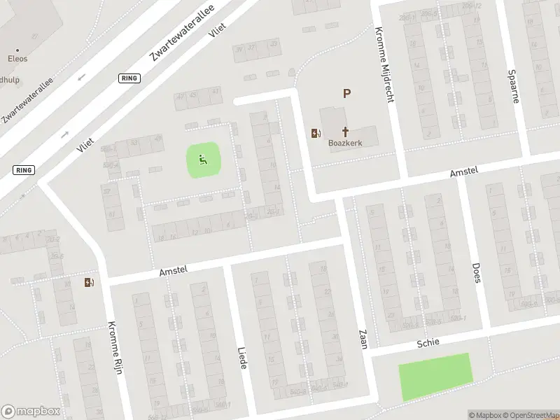 Politie naar de Amstel in Zwolle vanwege aanrijding met letsel