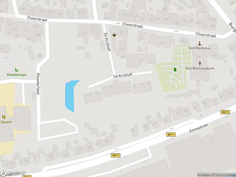 Ambulance met grote spoed naar de De Kruithoff in Monster