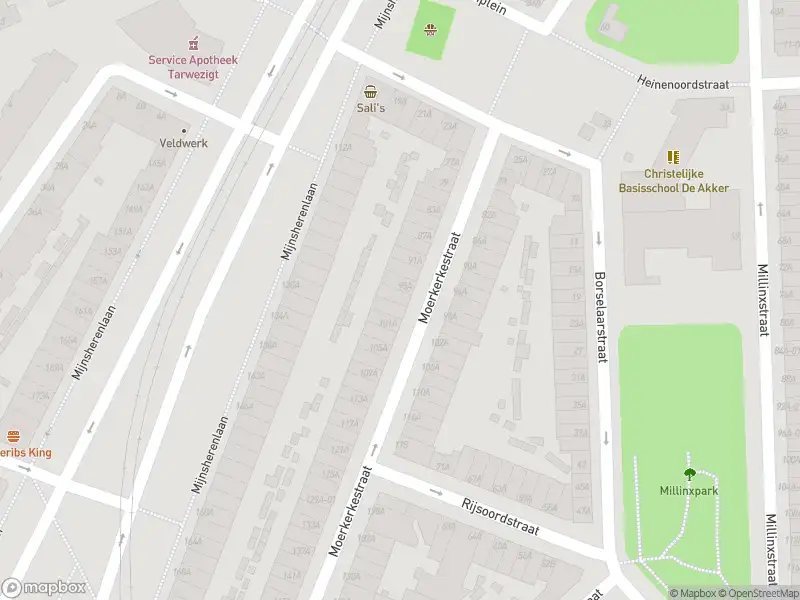 Ambulance met grote spoed naar de Moerkerkestraat in Rotterdam
