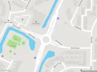 Politie naar de Brahmslaan in Bunschoten-Spakenburg vanwege aanrijding met letsel