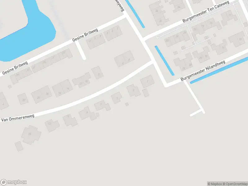 Politie naar de Burgemeester Van Ommerenweg in Blokzijl vanwege aanrijding met letsel
