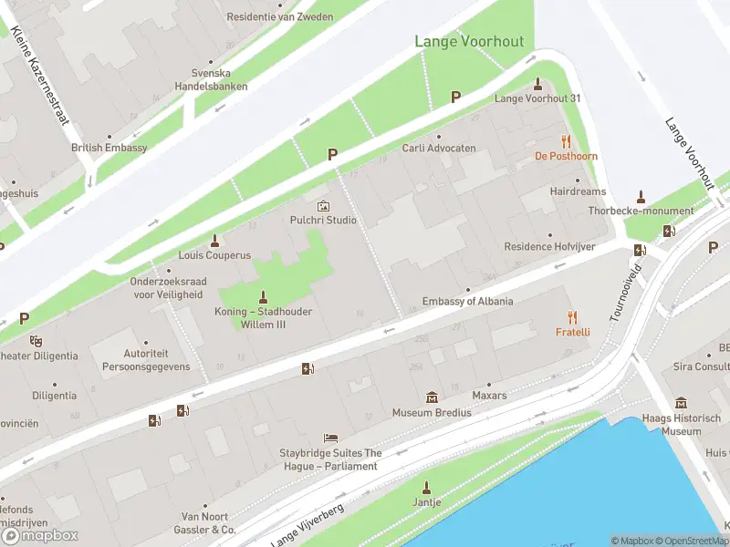 Brandweer met grote spoed naar de Kneuterdijk in 's-Gravenhage