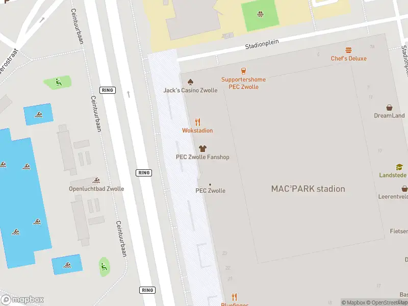 Brandweer met gepaste spoed naar de Stadionplein in Zwolle