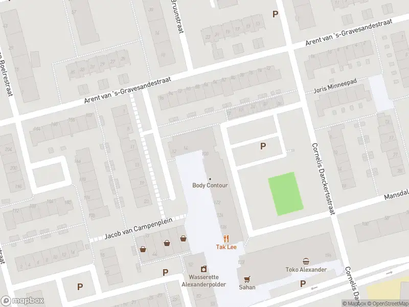 Ambulance met grote spoed naar de Jacob van Campenplein in Rotterdam