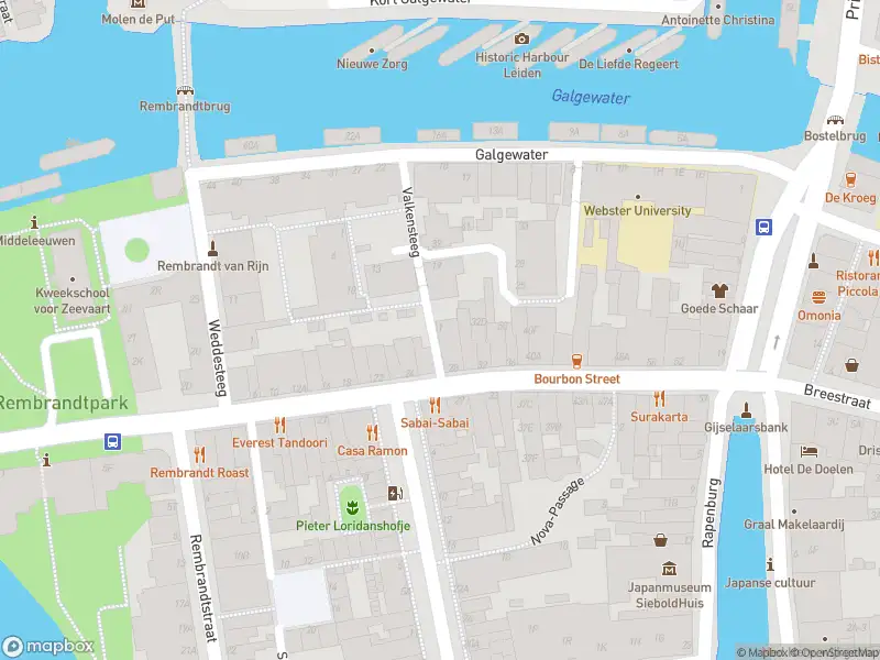 Ambulance met grote spoed naar de Valkensteeg in Leiden