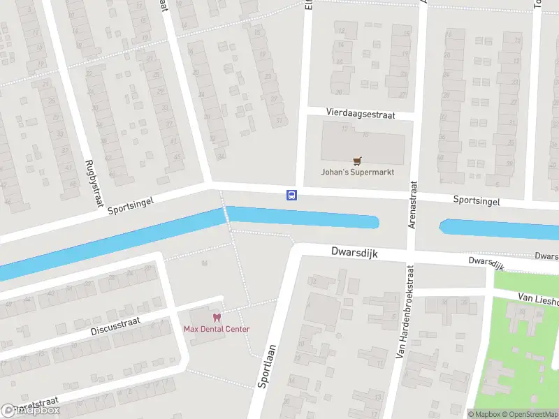 Ambulance met grote spoed naar de Sportsingel in Rotterdam