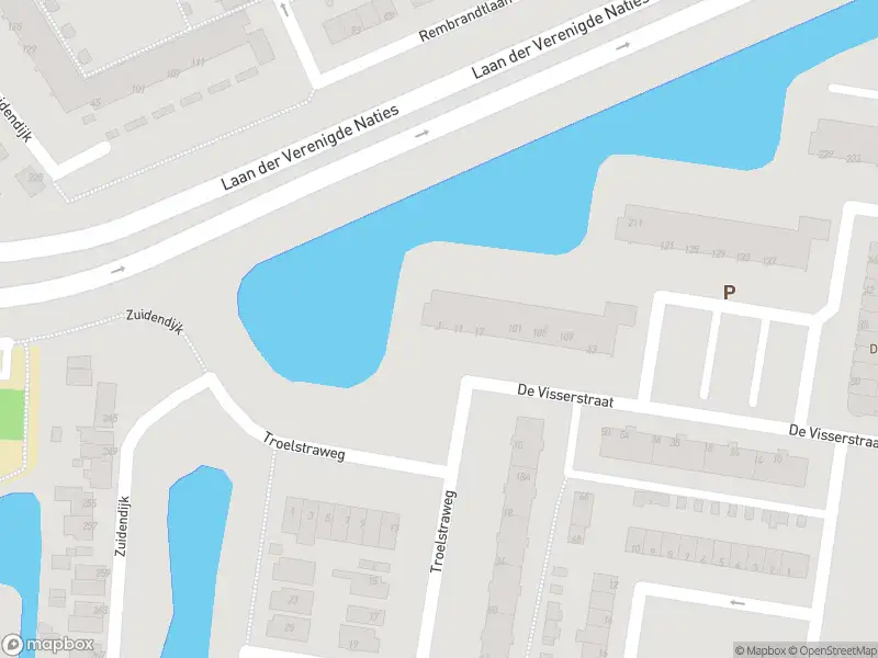 Ambulance met grote spoed naar de Loudonstraat in Dordrecht