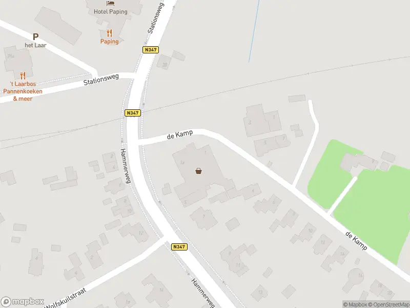 Brandweer met gepaste spoed naar de Hammerweg in Ommen vanwege stormschade