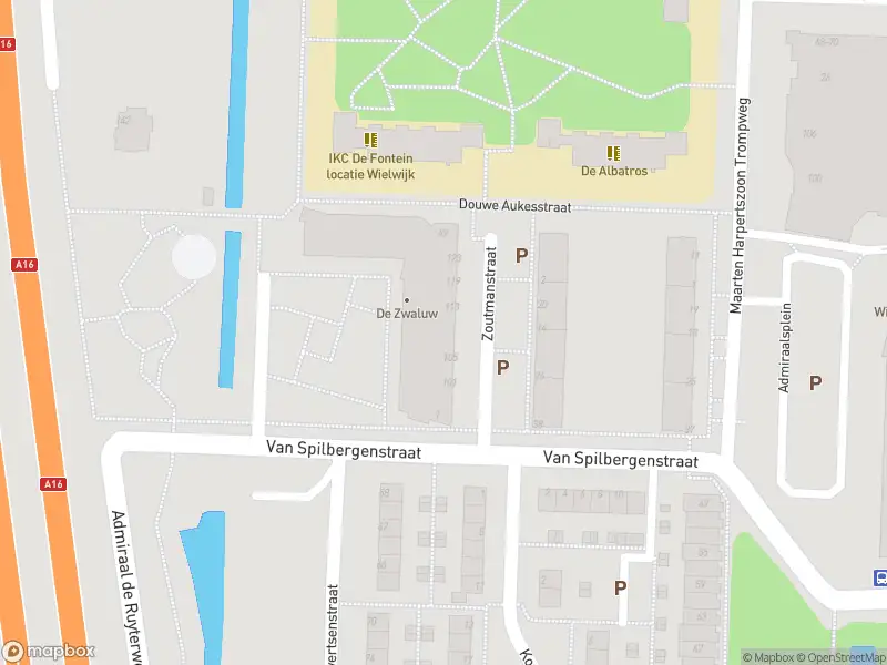 Ambulance met grote spoed naar de Zoutmanstraat in Dordrecht