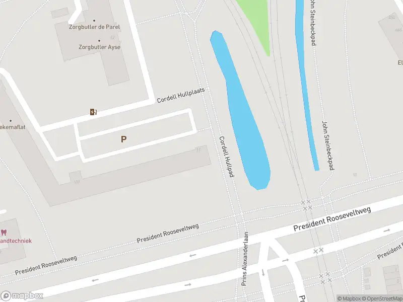Ambulance met gepaste spoed naar de Cordell Hullplaats in Rotterdam
