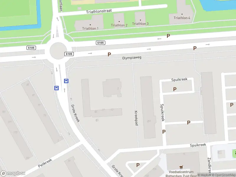 Ambulance met grote spoed naar de Kreekpad in Rotterdam