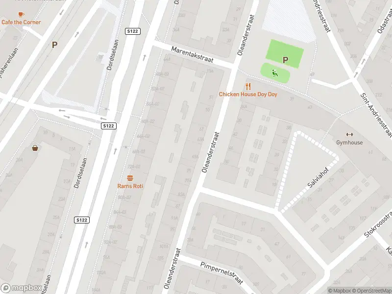 Ambulance met gepaste spoed naar de Oleanderstraat in Rotterdam