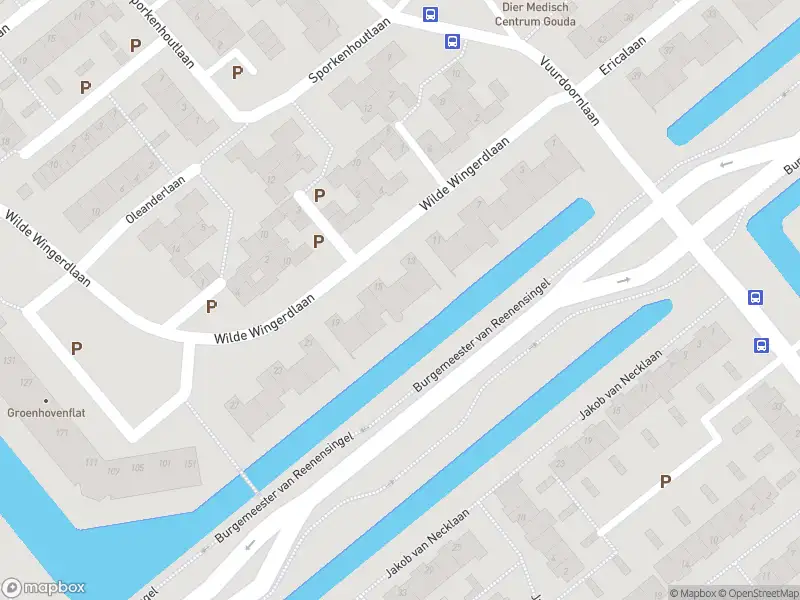 Ambulance naar de Burgemeester van Reenensingel in Gouda